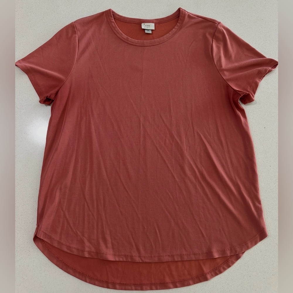 a new day Women's Short Sleeve Top in Rust.
